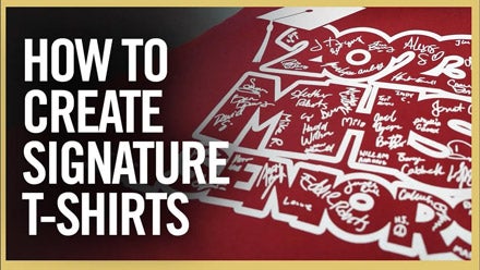 how to create signature t-shirts