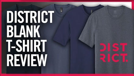 District blank t-shirt review