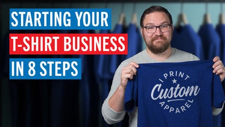 Start a T-Shirt Business in 8 Steps webinar