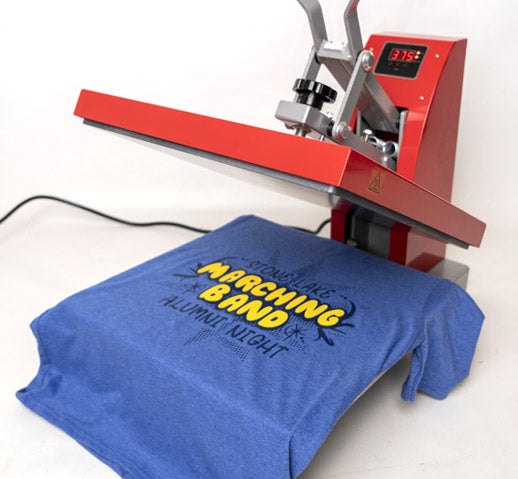 Clam Basic Heat Press with shirt