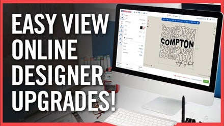Easy View online designer upgrades