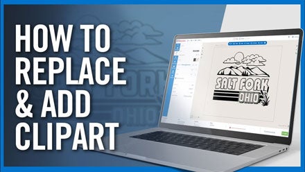 how to add and replace clip art in Easy View online designer