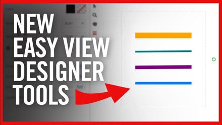 Easy View designer line thickness tool