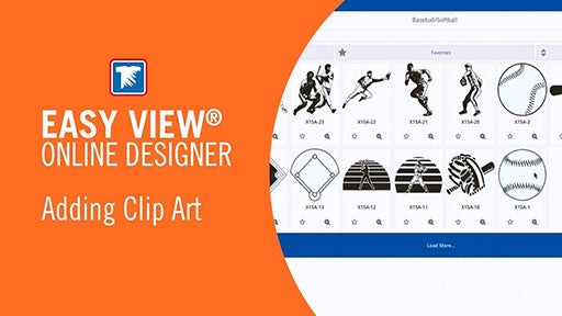 adding clip art in Easy View