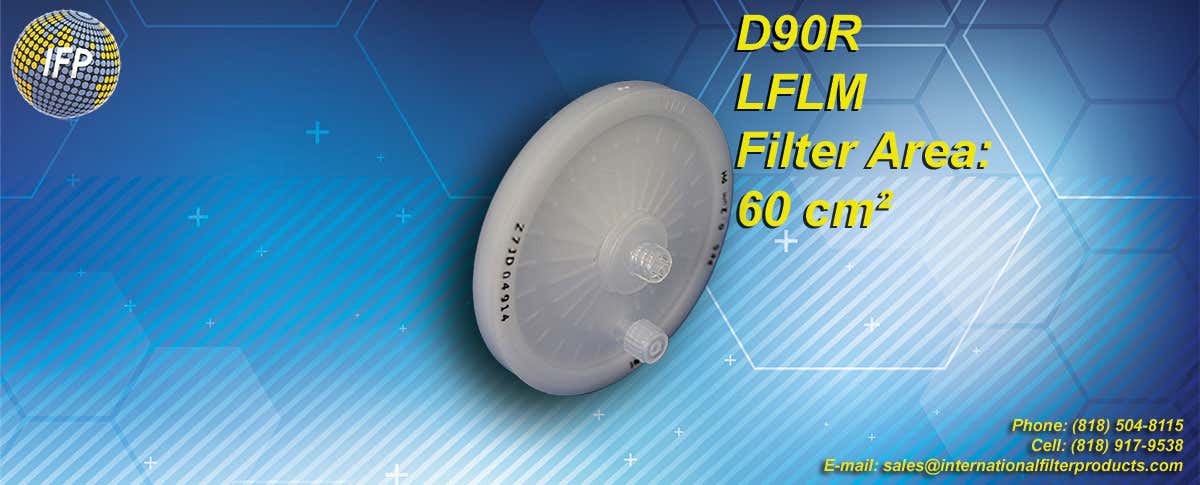 D90R filter disc Saint-Gobain PureFlo compound pharmacy