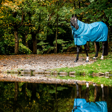 Sustainable equestrian horse blanket
