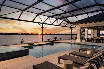 Web JPG-1146 Blue Shell Lp Sarasota FL-print-034-037-Pool sunset-4200x3150-300dpi.jpg