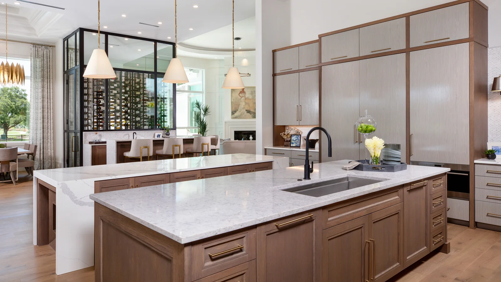 The Chef’s Kitchen In Stock’s Newport Model In Quail West A Popular Highlight