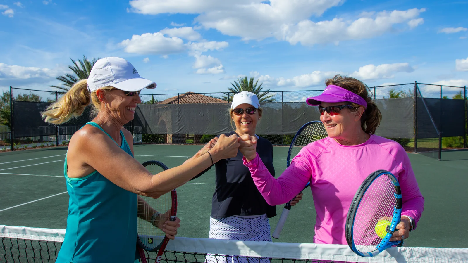 NEW TENNIS CENTER AT THE LAKE CLUB OPENS WITH GREAT SUCCESS