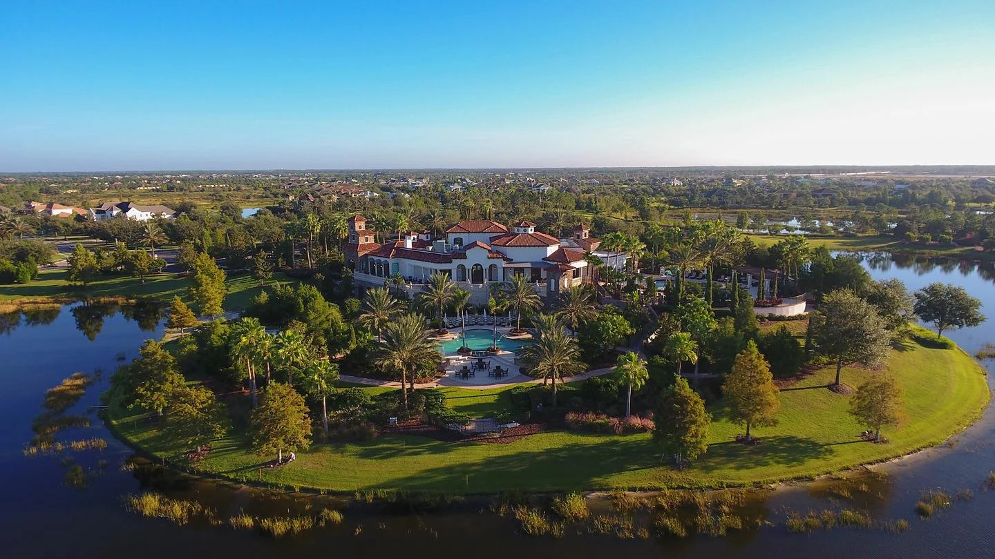 The Grande Clubhouse at the Lake Club in Lakewood Ranch Florida