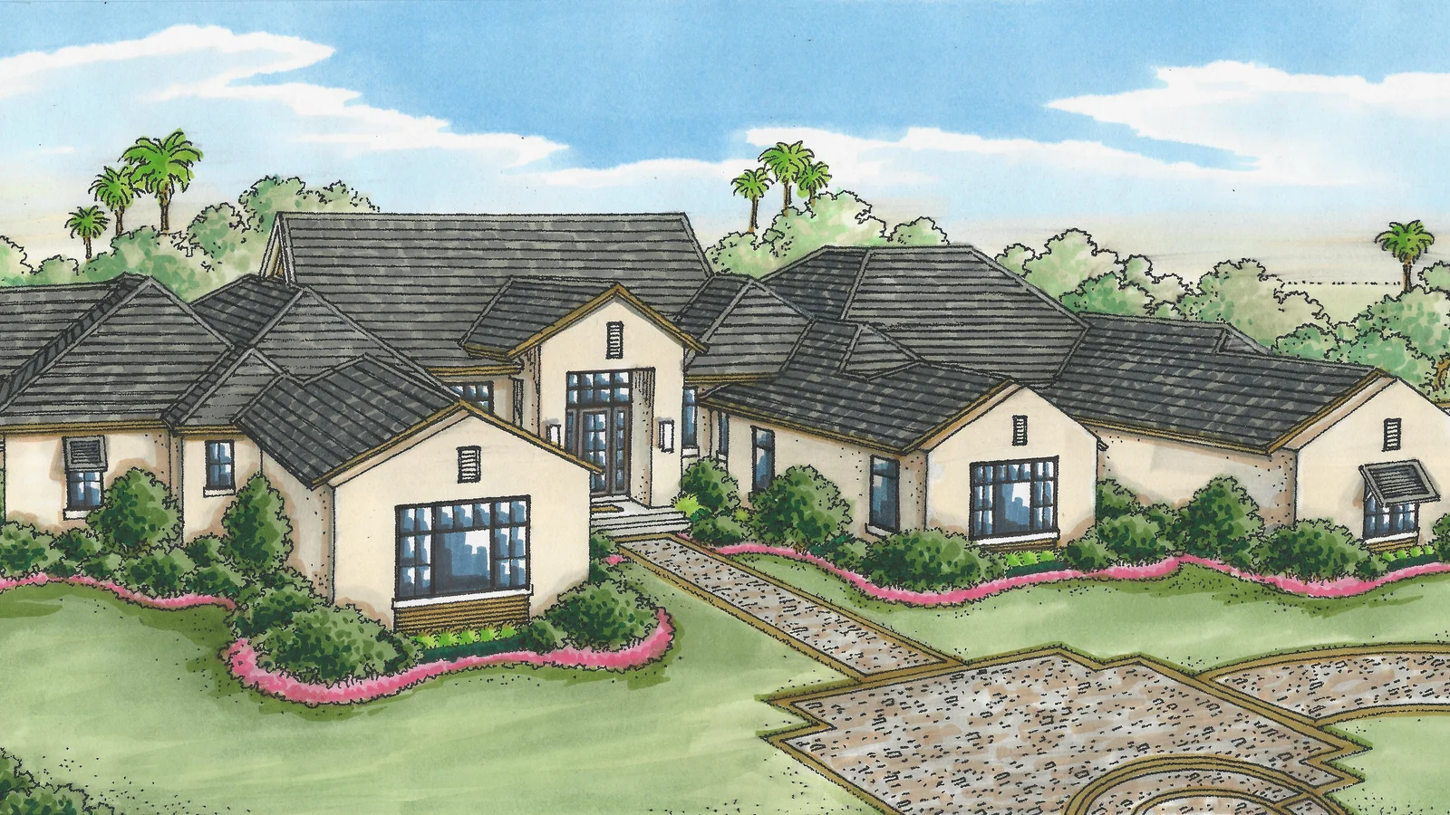 Stock Custom Homes’ Calista Model Under Construction In Quail West