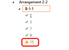 Arrange the groups