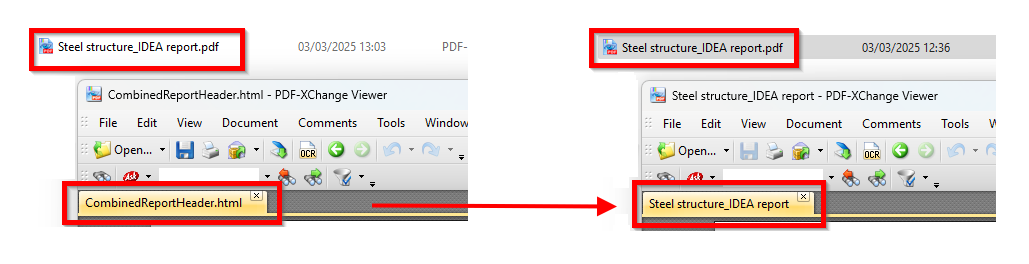 Improvements in report readability