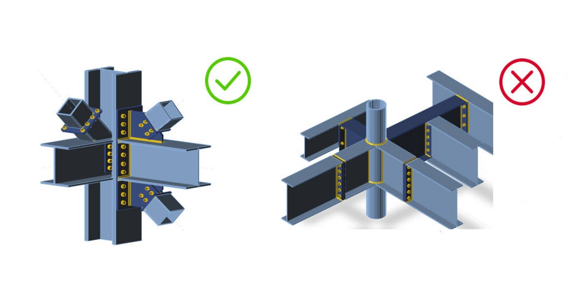 IDEA StatiCa Connection, beam, steel connection