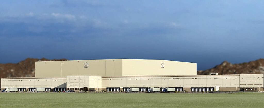 Nestle storage rack building IMEG project