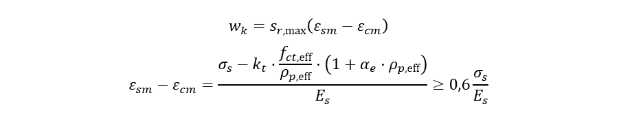IDEA StatiCa v 21.1 Crack width check of cross-sections with a large concrete cover