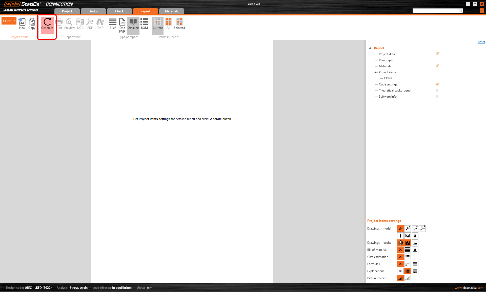 Reporting improvements