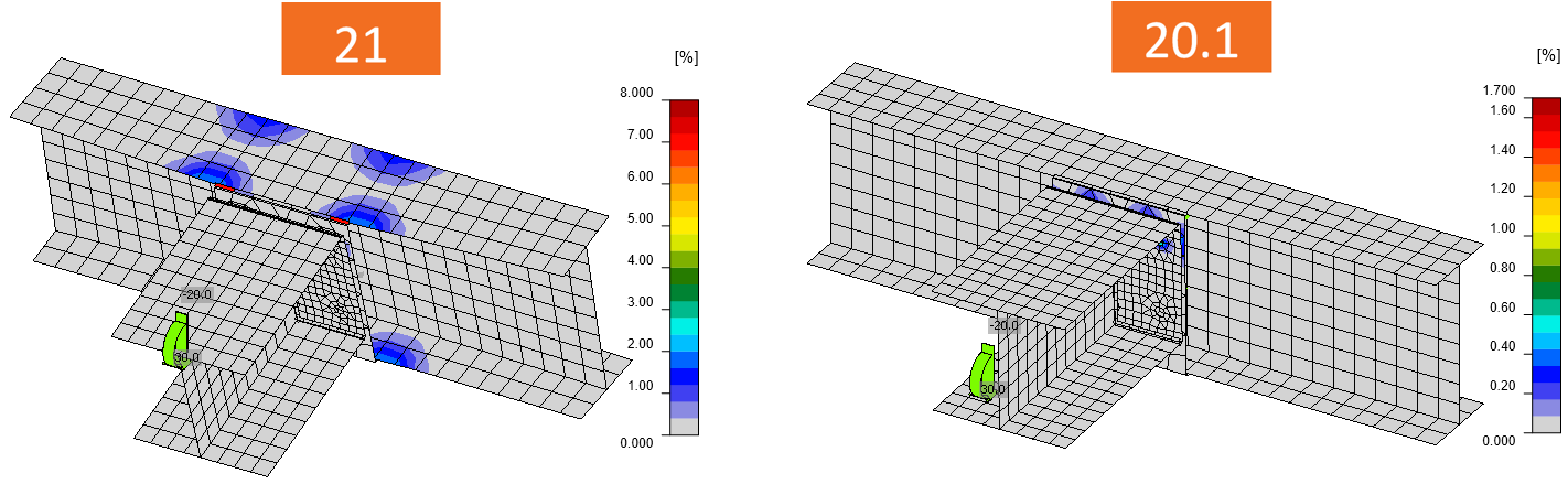One-sided end-plate beam-to-beam connection