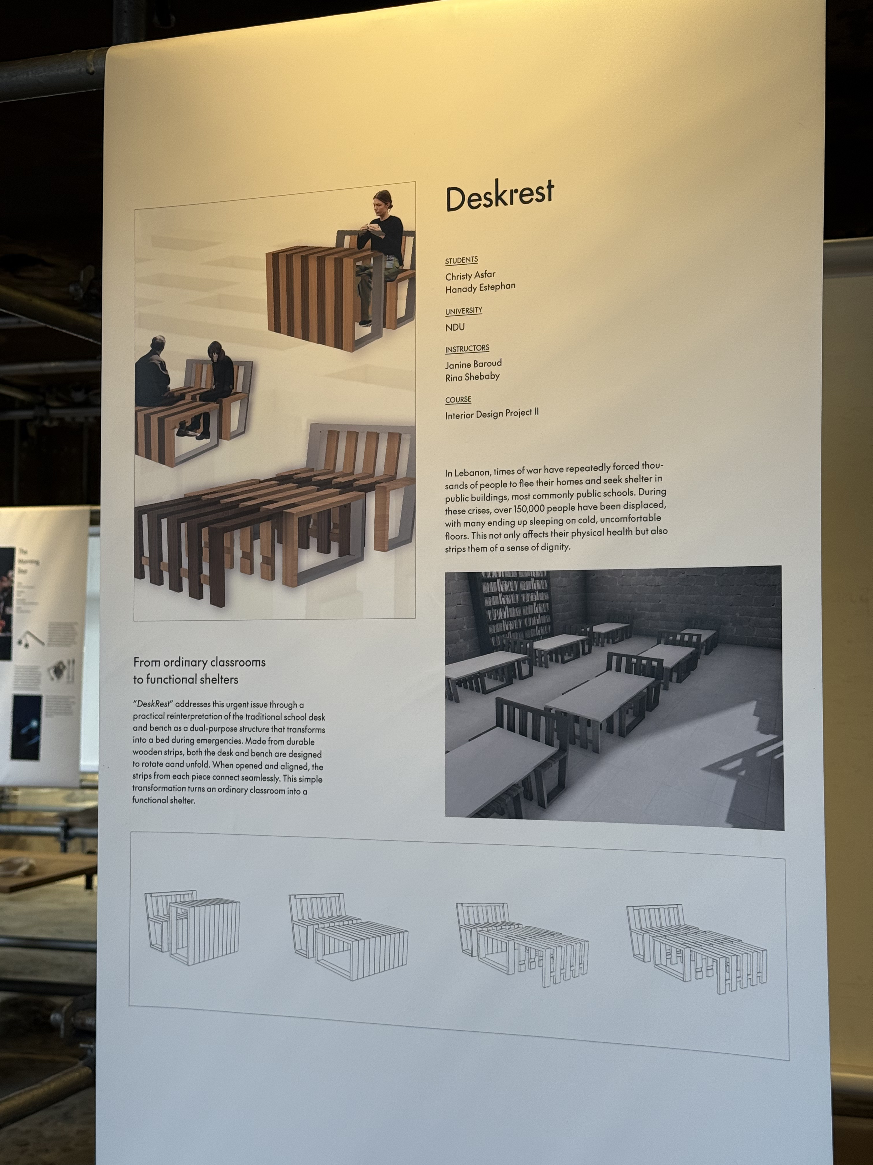 Deskrest by Christy Asfar and Hanady Estephan