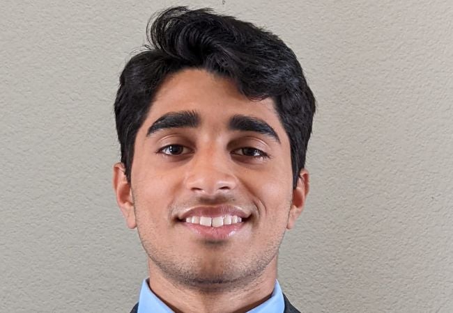 Nikhil Patwardhan student scholarship recipient