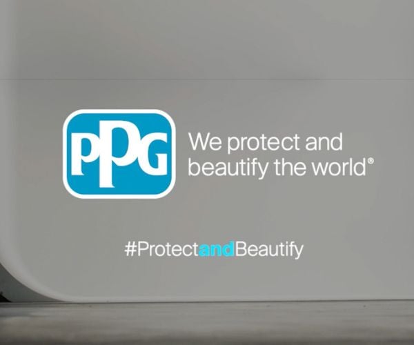 Logo PPG et texte indiquant «we protect and beautify the world»