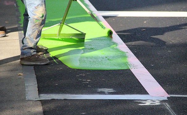 Green MMAX® MMA being applied