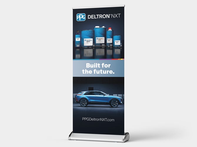 PPG Deltron NXT pop-up banner