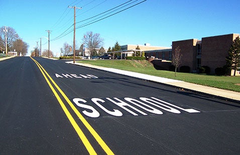ENNIS-FLINT® by PPG HOTTAPE® Preformed Thermoplastic pavement markings