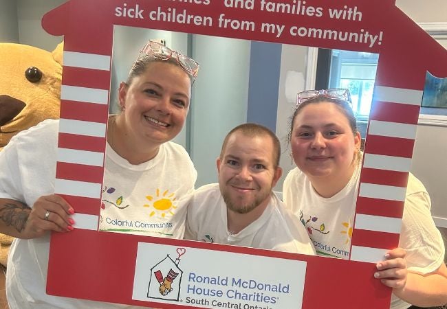 Volunteers at the Ronald McDonald House 