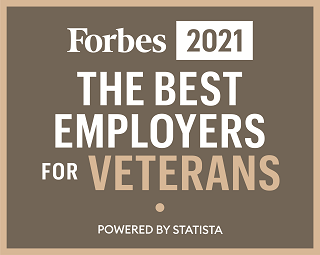 FORBES' LIST OF AMERICA'S BEST EMPLOYERS FOR VETERANS