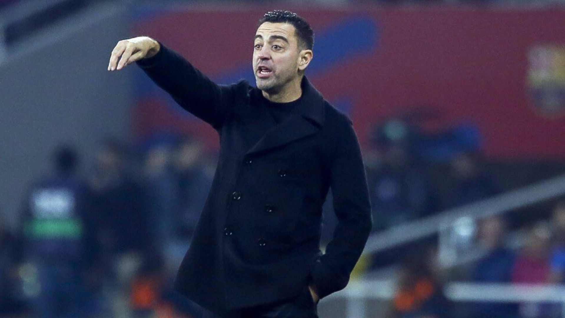 Xavi Hernández during his time as FC Barcelona coach.