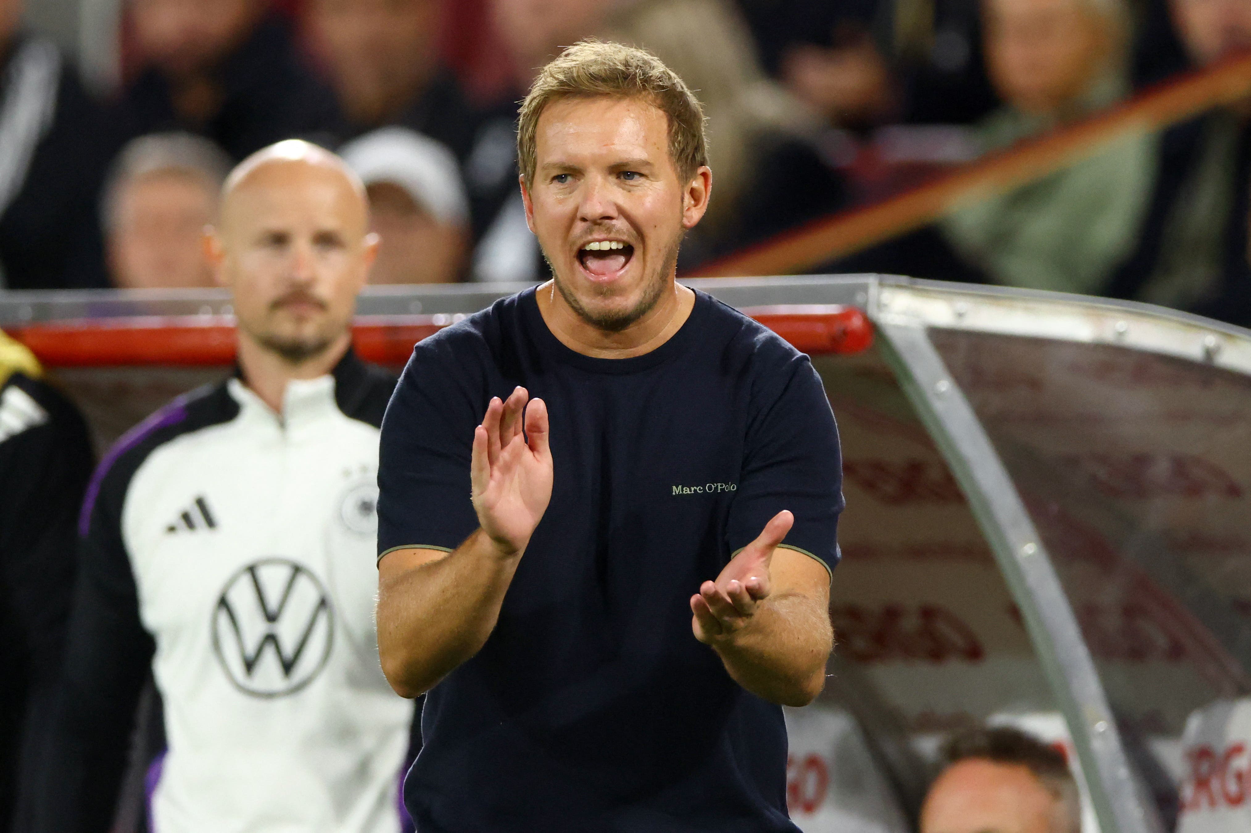 Julain Nagelsmann during a national Germany team match.