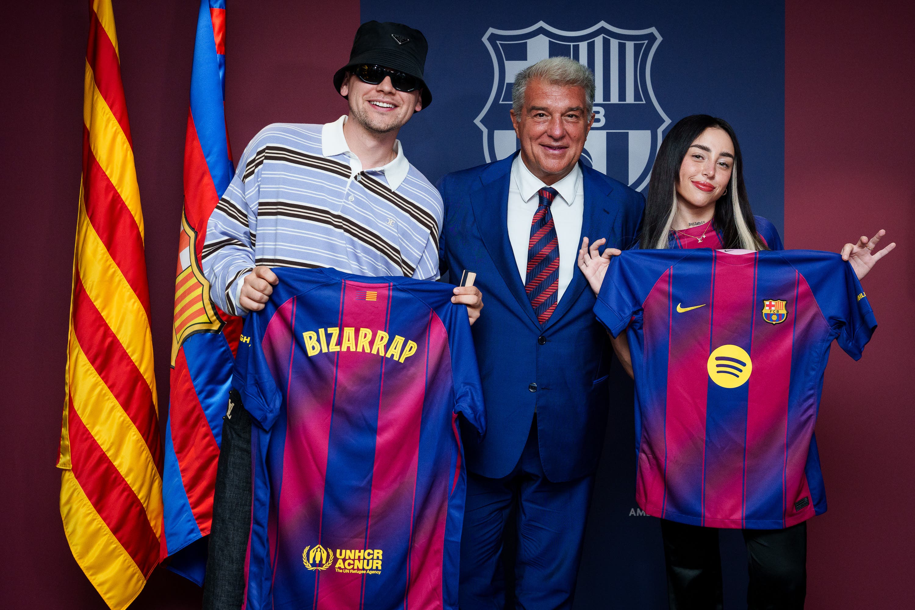 Bizarrap y Nicki Nicole en el Joan Gamper del FC Barcelona