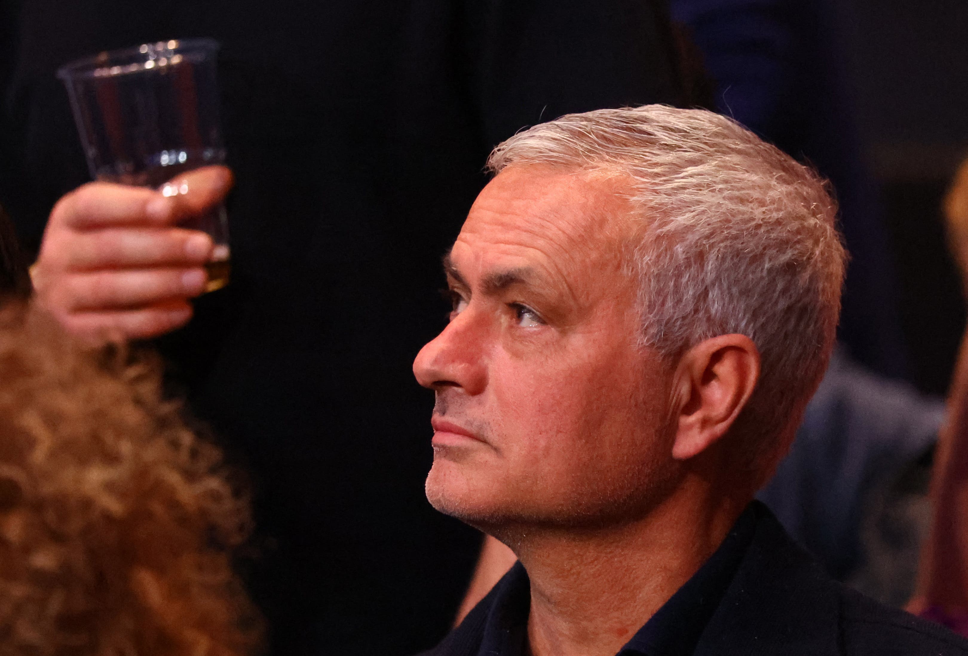  2025 Fenerbahce coach Jose Mourinho looks on UFC London