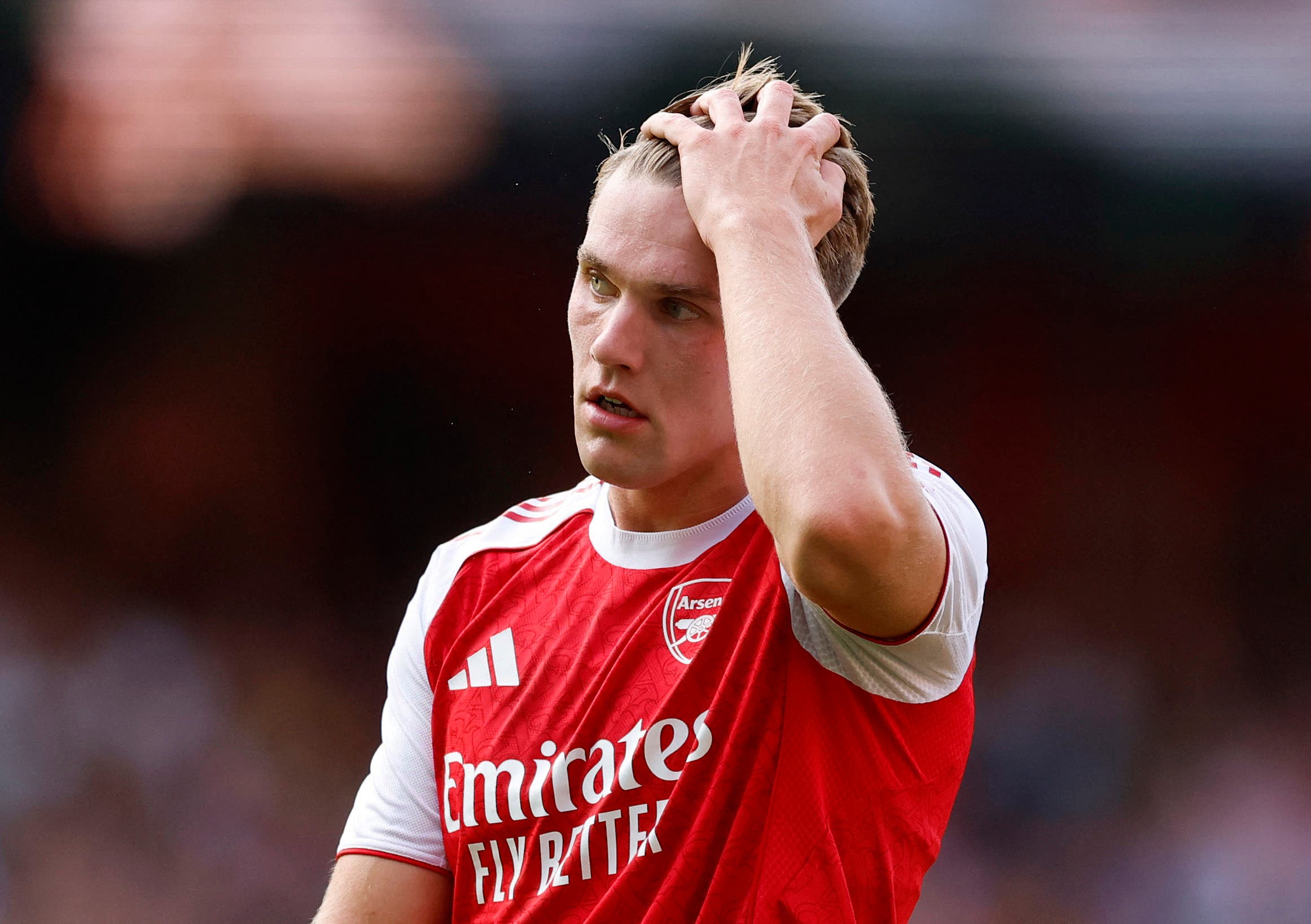 Viktor Gyökeres for Arsenal v Villarreal.