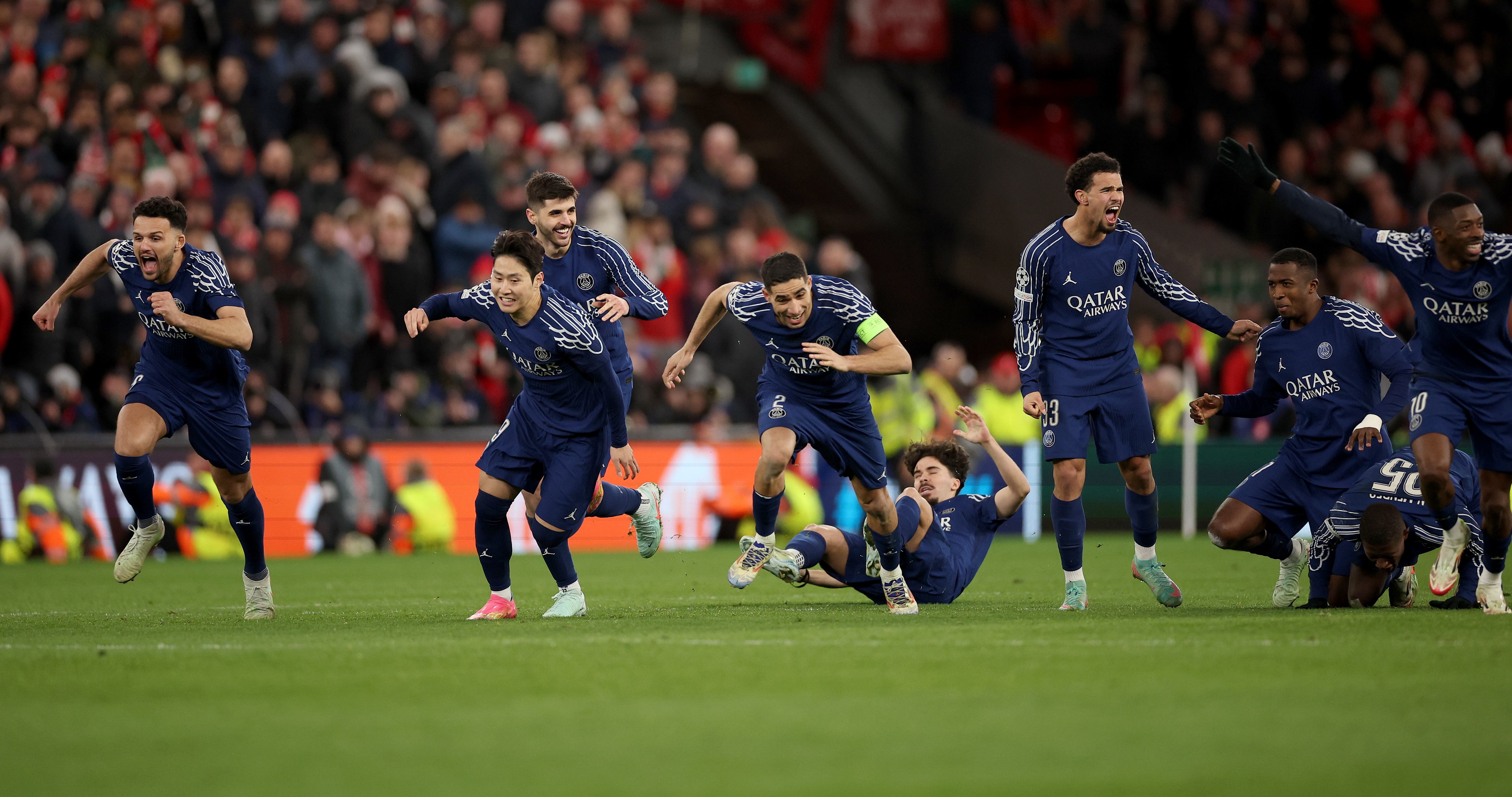 Liverpool vs PSG.