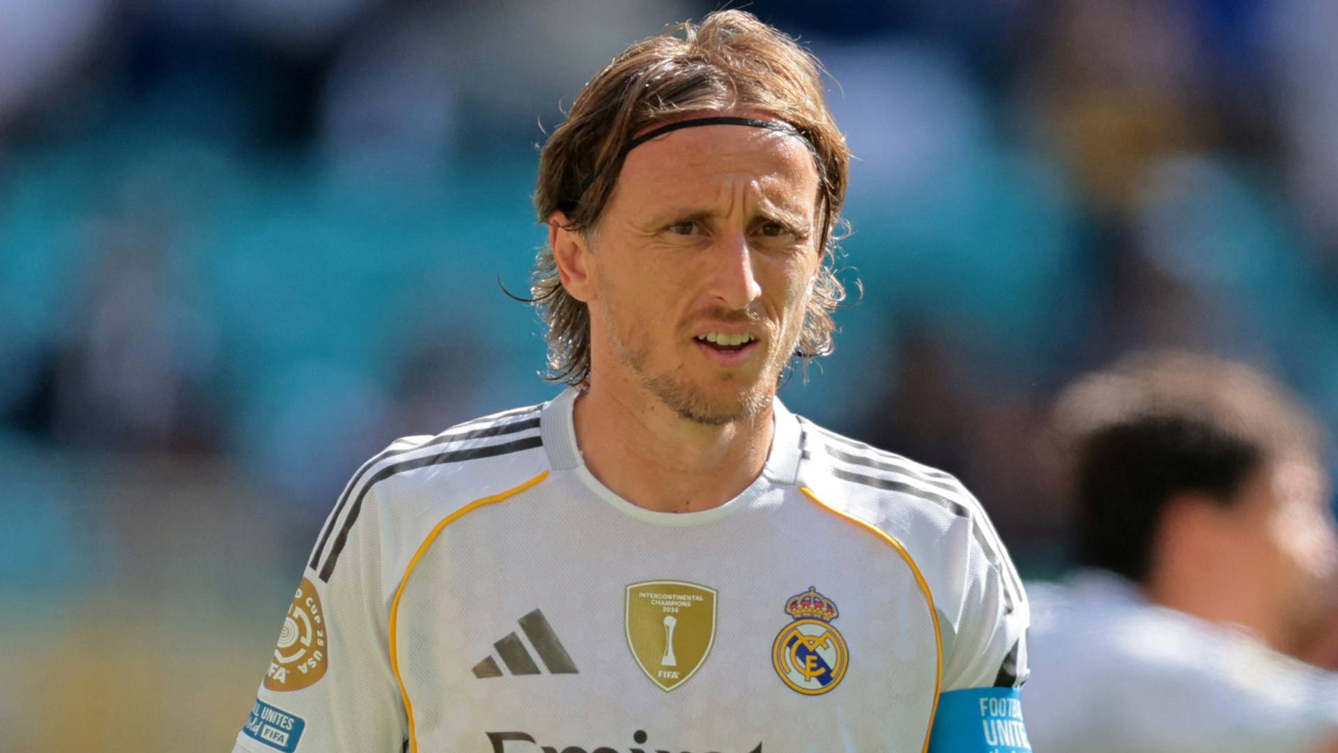 Luka Modric during a game with Real Madrid in the Club World Cup.