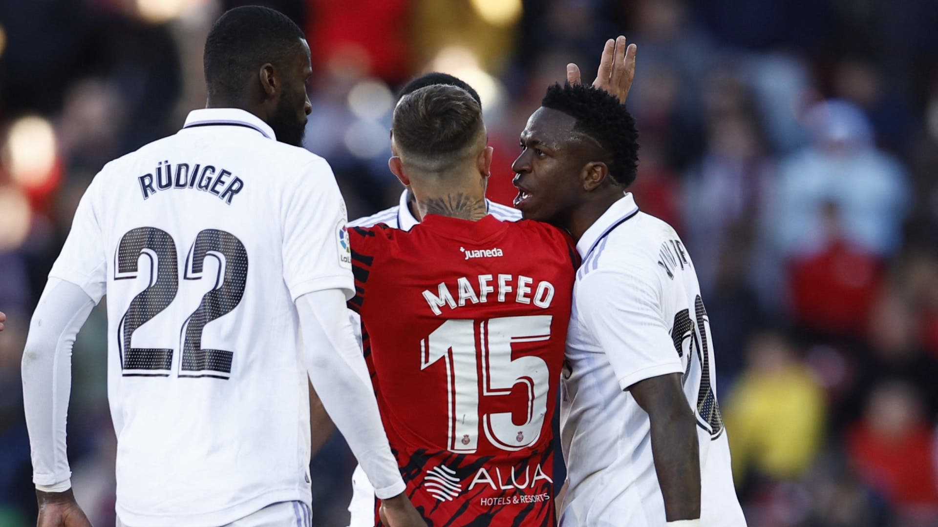 Vinicius Jr. and Pablo Maffeo