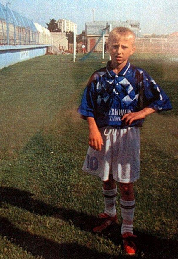 Luka Modric during his childhood.