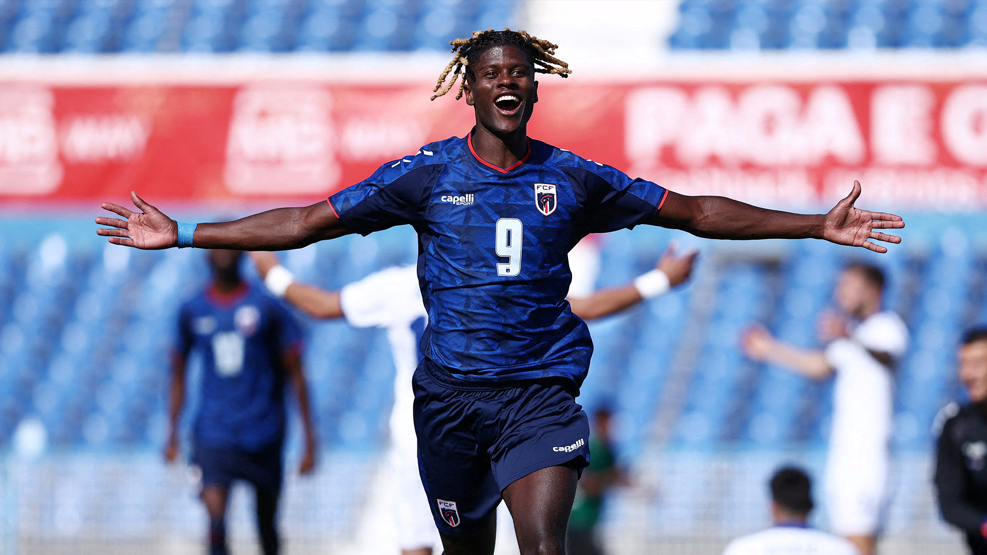 Soccer Football - International Friendly - Cape Verde v Serbia - Estadio do Restelo, Lisbon, Portugal - May 31, 2026 Cape Verde's Benchimol celebrates scoring their third goal REUTERS/Rodrigo Antunes TPX IMAGES OF THE DAY