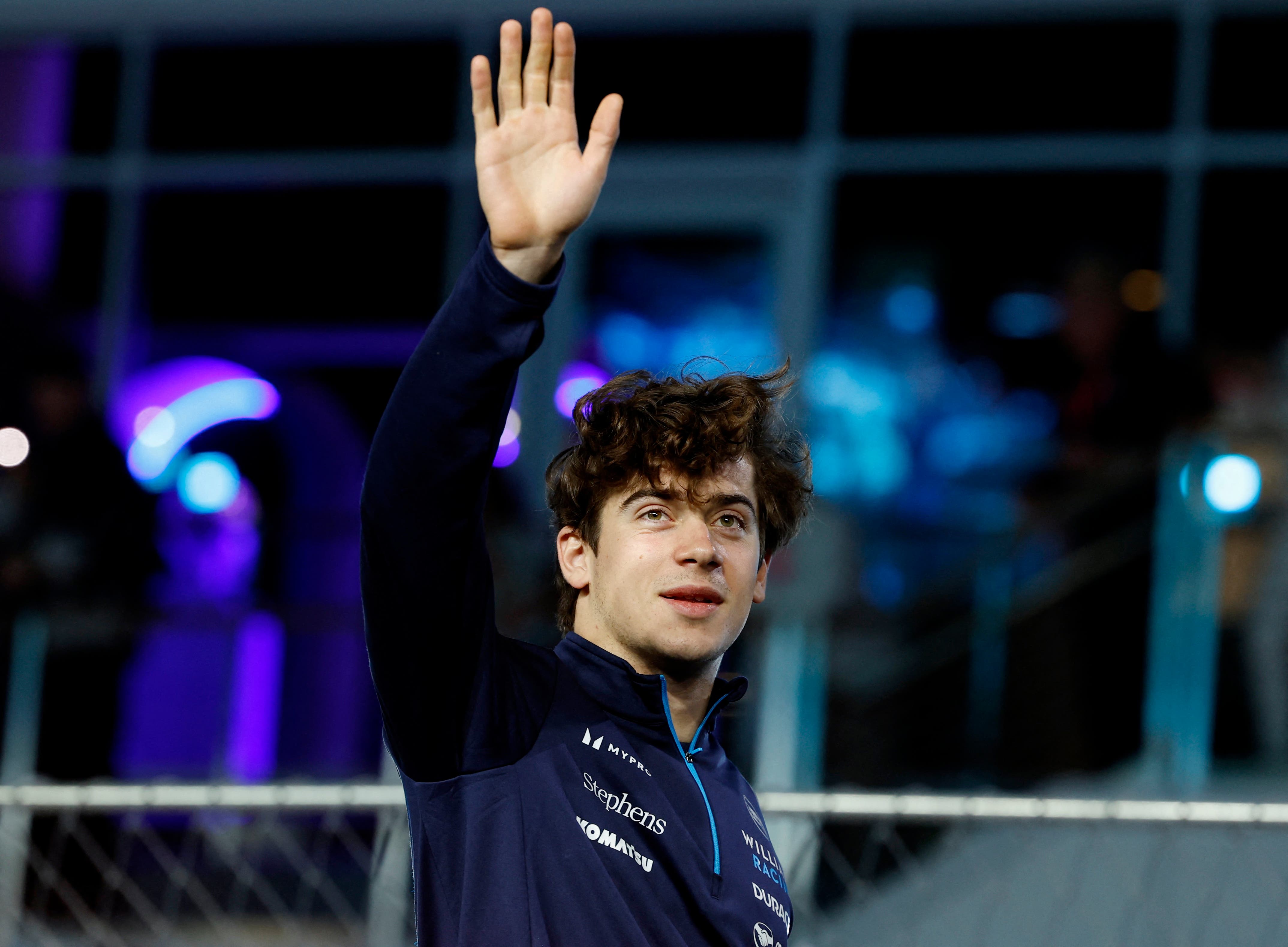 Franco Colapinto at the Las Vegas Grand Prix in 2024.