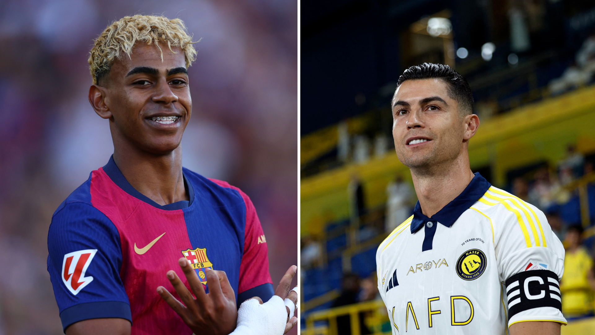 Cristiano Ronaldo Lamine Yamal