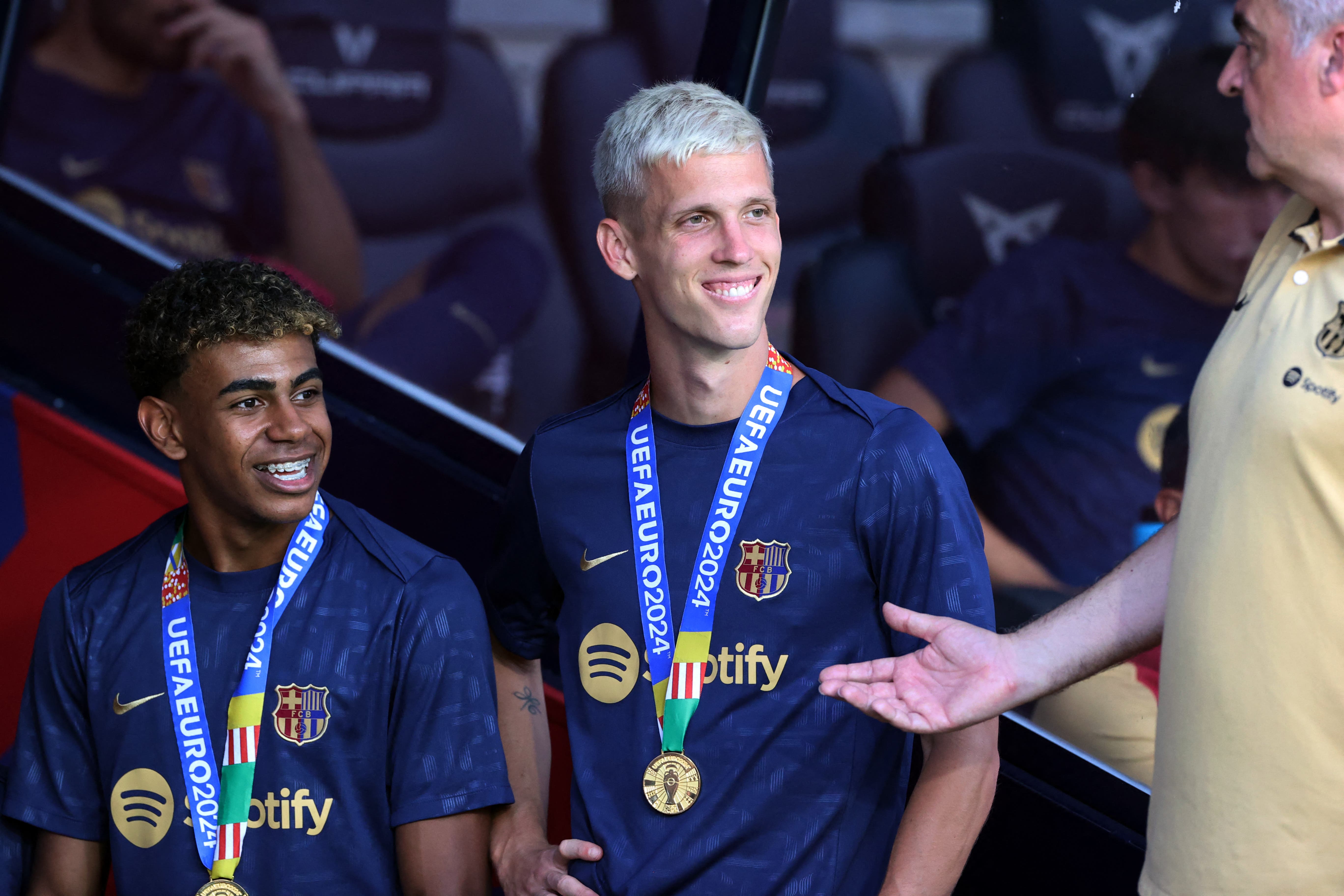 Dani Olmo y Lamine Yamal