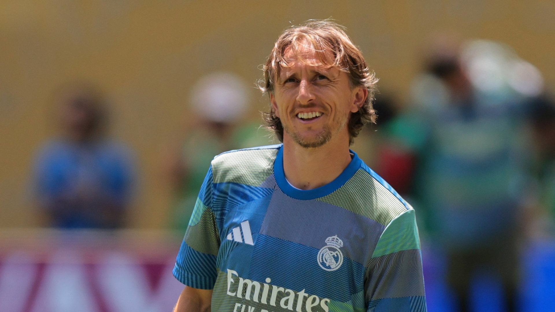 Luka Modric with Real Madrid during the Club World Cup.