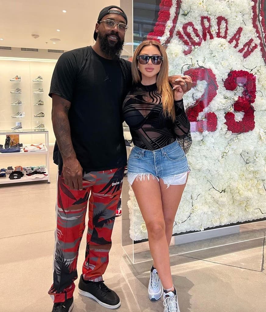 Marcus Jordan and Larsa Pippen