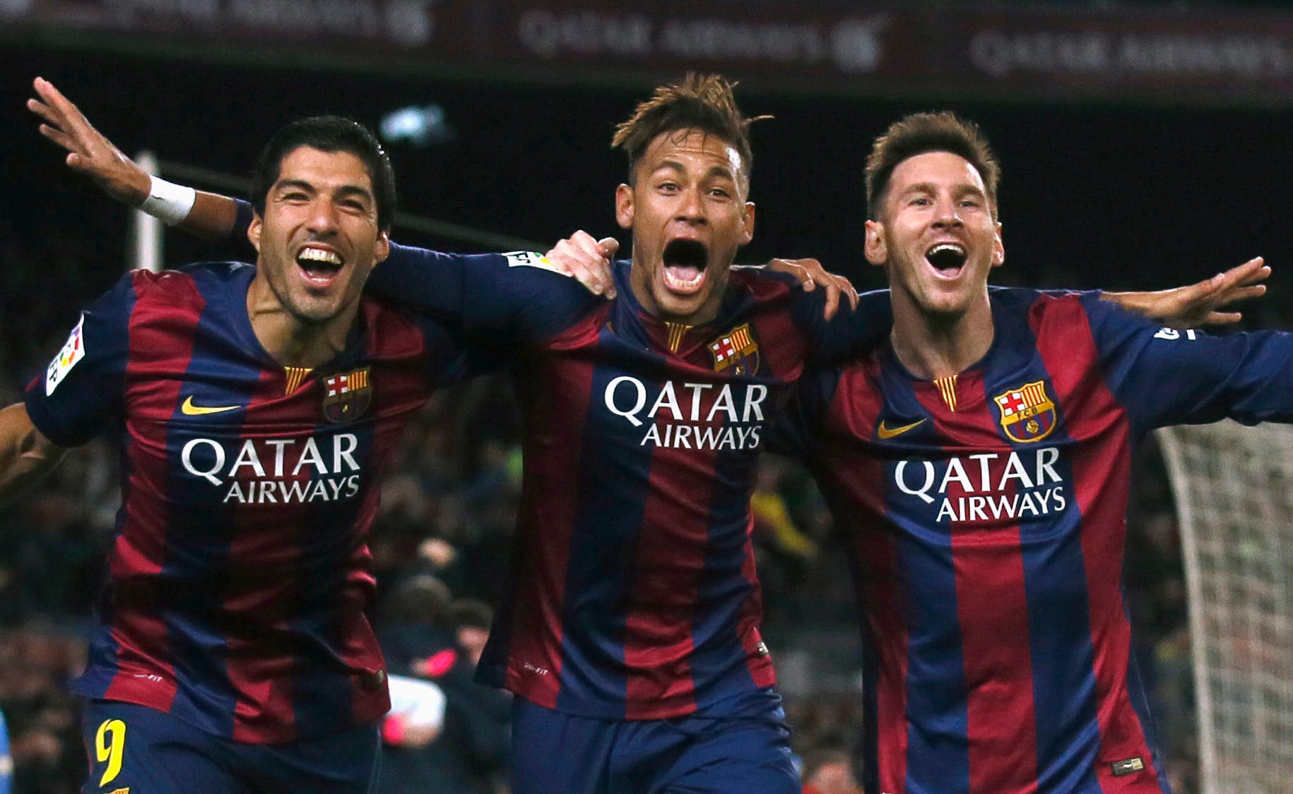 Messi, Suárez and Neymar