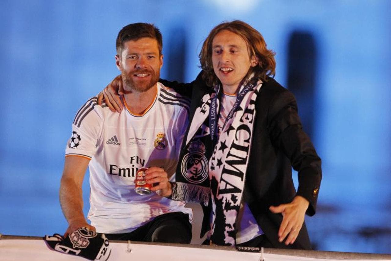 Modric and Xabi Alonso