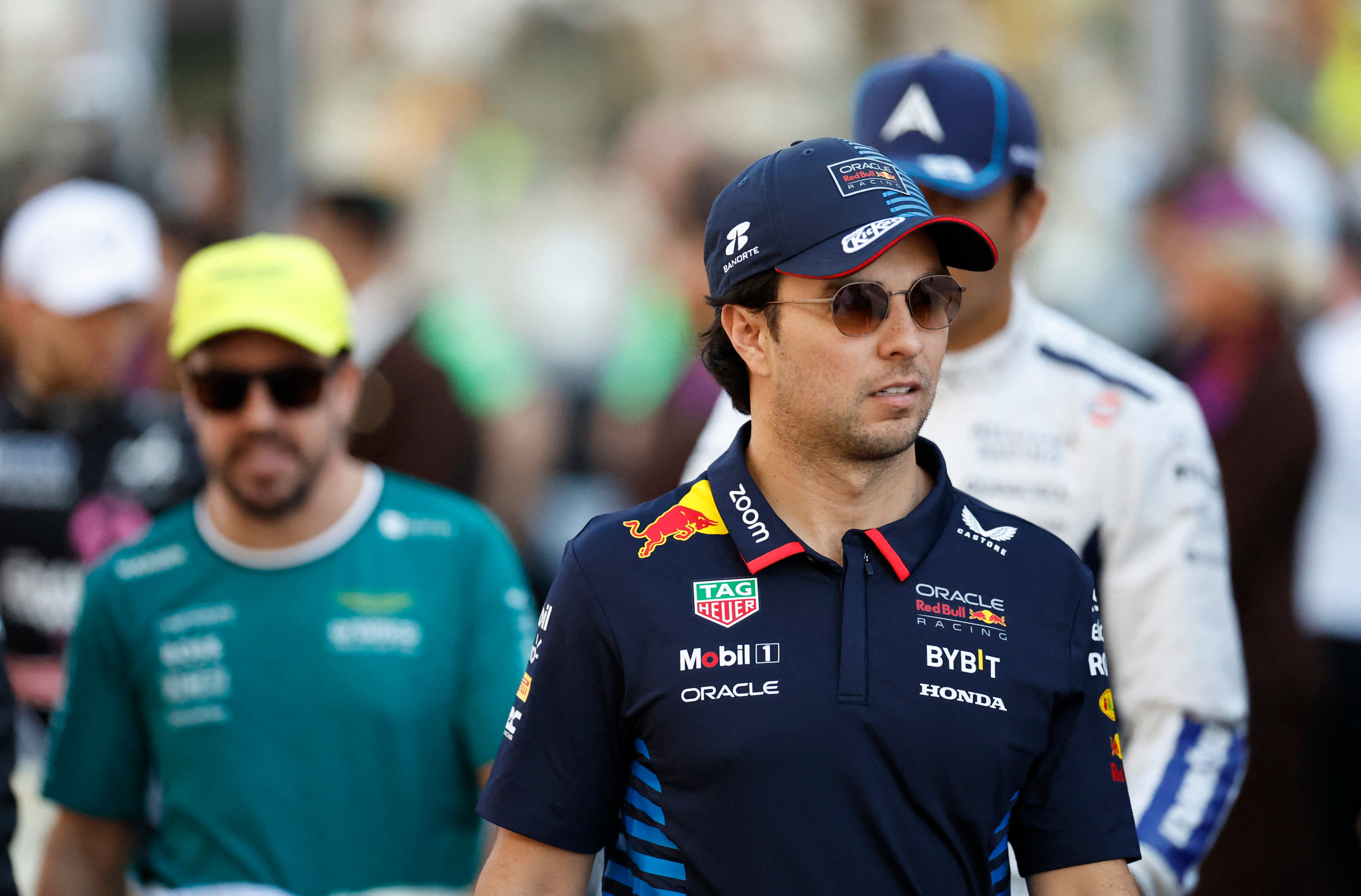 Formula One F1 - Abu Dhabi Grand Prix - Yas Marina Circuit, Abu Dhabi, United Arab Emirates - December 8, 2024 Red Bull's Sergio Perez before the race REUTERS/Hamad I Mohammed
