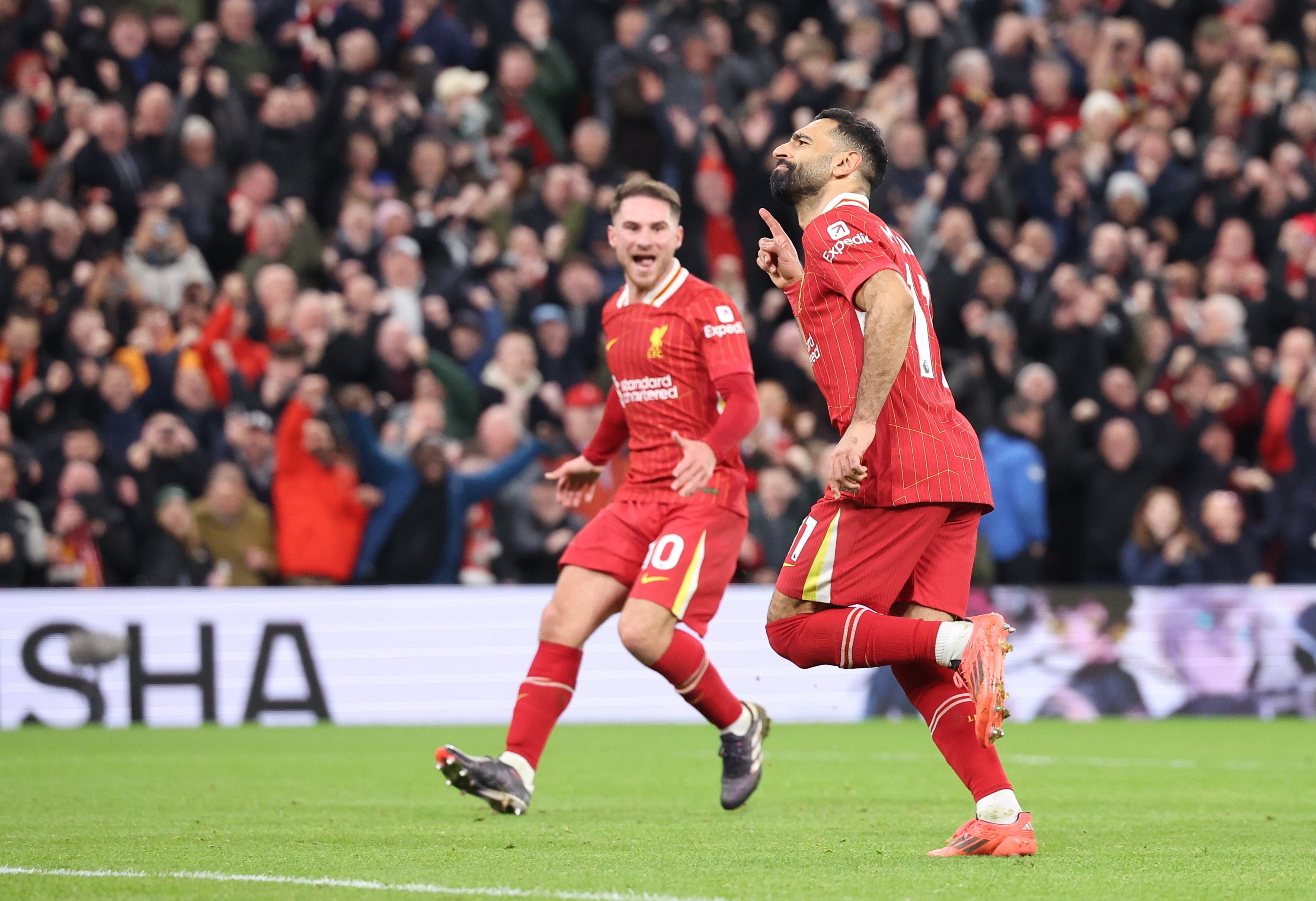 Mohamed Salah goal Manchester City Liverpool