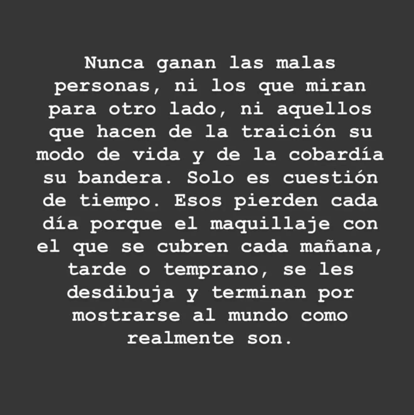 El mensaje de Fermín en Instagram.